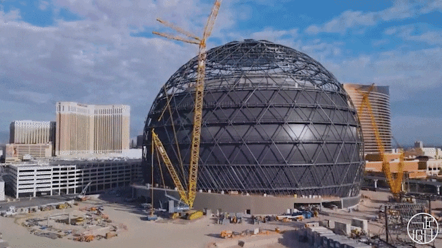 新太阳城拉斯维加斯新地标全球最大全面屏球形建筑！网友：杀疯了！(图3)